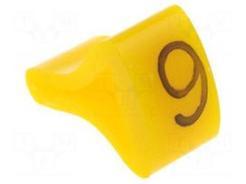 Markers for cables and wires | Label symbol: 9 | 3÷6.5mm | H: 9mm