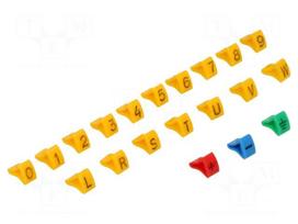 A kit of cable labels | 3÷6.5mm | Pcs.quantity in set: 600 | H: 8mm