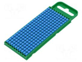 Markers for cables and wires | Label symbol: - | 0.8÷2.2mm | blue