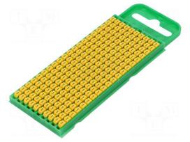 Markers for cables and wires | Label symbol: 1 | 0.8÷2.2mm | yellow