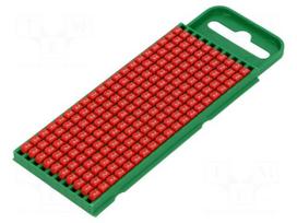 Markers for cables and wires | Label symbol: 2 | 0.8÷2.2mm | red