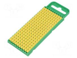 Markers for cables and wires | Label symbol: 8 | 0.8÷2.2mm | yellow
