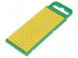 Markers for cables and wires | Label symbol: S | 0.8÷2.2mm | yellow