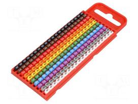 Markers for cables and wires | 2÷2.8mm | polyamide | push-in | L: 3mm