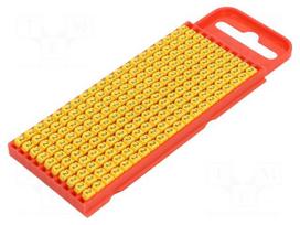 Markers for cables and wires | Label symbol: 2 | 2÷2.8mm | yellow