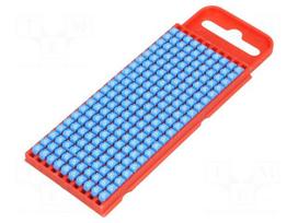 Markers for cables and wires | Label symbol: 6 | 2÷2.8mm | blue