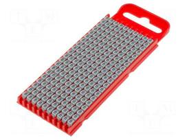 Markers for cables and wires | Label symbol: 8 | 2÷2.8mm | grey