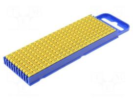 Markers for cables and wires | Label symbol: 0 | 2.8÷3.8mm | yellow
