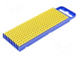 Markers for cables and wires | Label symbol: 1 | 2.8÷3.8mm | yellow