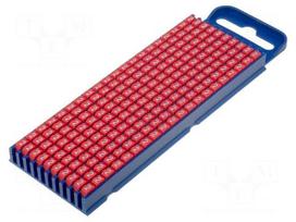 Markers for cables and wires | Label symbol: 2 | 2.8÷3.8mm | red