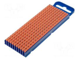Markers for cables and wires | Label symbol: 3 | 2.8÷3.8mm | orange