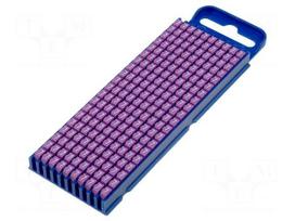 Markers for cables and wires | Label symbol: 7 | 2.8÷3.8mm | violet