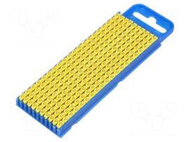 Markers for cables and wires | Label symbol: U | 2.8÷3.8mm | yellow