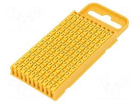 Markers for cables and wires | Label symbol: 7 | 4.3÷5.3mm | yellow