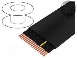 Wire | H05VVH6-F | 18G1mm2 | unshielded | 300/500V | PVC | Cu | stranded