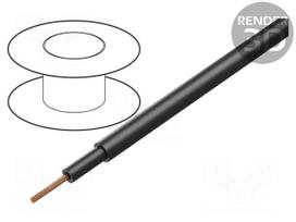Wire | H07RN-F | stranded | Cu | 1x4mm2 | rubber | black | 450/750V