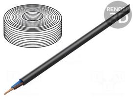 Wire | H07RN-F,TITANEX® | stranded | Cu | 2x16mm2 | rubber | black