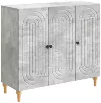 Kabalas Betono pilka 89 x 34,5 x 80 cm Apdirbta mediena