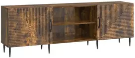TV staliukas Televizoriaus spintelė 150 x 31 x 50 cm Dūminio ąžuolo