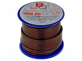 Coil wire | double coated enamelled | 1.6mm | 0,25kg | -65÷200°C