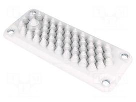 Multigate grommet | light grey | Holes no: 51 | -40÷100°C | UL94V-0