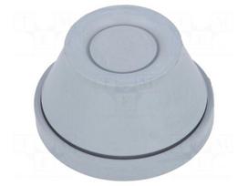 Grommet | Ømount.hole: 48mm | Panel thick: 1÷4mm | L: 32mm | Mat: rubber