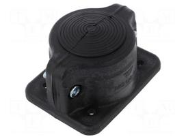 Grommet | black | Holes no: 1 | -40÷90°C | UL94V-0 | 8÷67mm | IP55