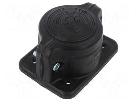Grommet | black | Holes no: 1 | -40÷90°C | 8÷67mm | IP55