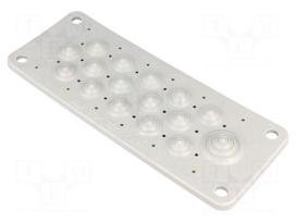 Multigate grommet | light grey | Holes no: 16 | -40÷100°C | IP54