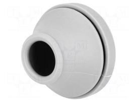 Grommet | Ømount.hole: 38mm | TPE (thermoplastic elastomer) | grey