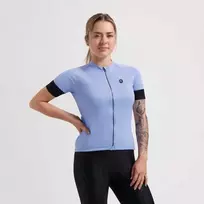 Moteriški sportiniai marškinėliai Rogelli Modesta, levandų spalvos, XS