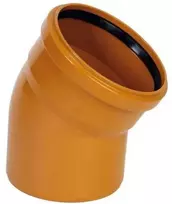 PVC lauko kanalizacijos alkūnė PIPELIFE, DN110 x 87°