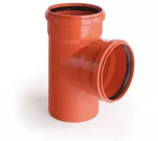 PVC lauko kanalizacijos trišakis PIPELIFE, DN110 x 110 x 90°