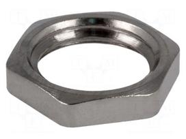 Nut | PG29 | brass | nickel | 41mm