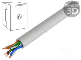 Wire | BiTLAN U/UTP | 5e | data transmission | solid | Cu | 4x2x24AWG
