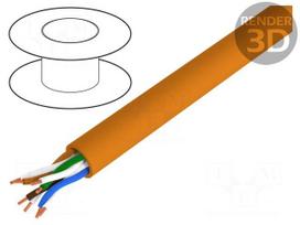 Wire | BiTLAN U/UTP | 5e | data transmission | solid | Cu | 4x2x24AWG