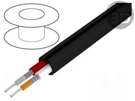 Wire: AV | Outside insul.material: PVC | OFC,tinned | black | 2 | S-VHS