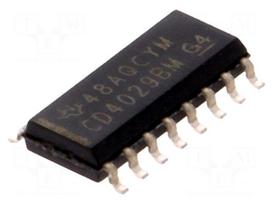 IC: digital | up/down counter,presettable | CMOS | SMD | SO16