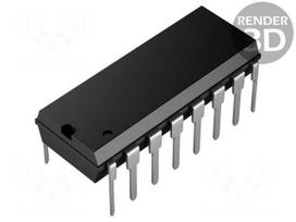 IC: digital | 10 to 4 line,priority encoder | THT | DIP16 | Series: HC