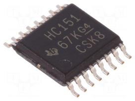 IC: digital | 8-to-1 lines,multiplexer,data selector | Channels: 1