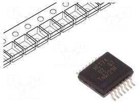 IC: digital | D flip-flop | Channels: 2 | IN: 4 | HCT | SMD | SSOP14