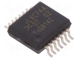 IC: digital | D flip-flop,resettable | Channels: 2 | LVC | SMD | SSOP14