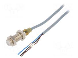 Sensor: inductive | Output conf: PNP / NO | 0÷2mm | 10÷36VDC | M12