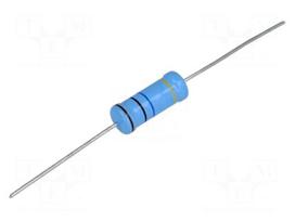 Resistor: metal glaze | THT | 4.7MΩ | 1W | ±5% | Ø6.8x19mm | 200ppm/°C