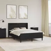 Čiužinys Lovos rėmas su čiužiniu Juoda 120 x 200 cm Dirbtinė oda