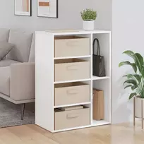 Kabalas su stalčių Balta 60 x 33,5 x 84 cm