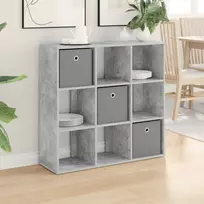 Kabalas su stalčių Betono pilka 88,5 x 29 x 84,5 cm