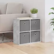 Kabalas su stalčių Betono pilka 49,5 x 22 x 47 cm