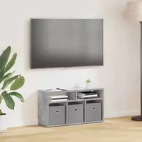 TV staliukas Žemas stalas su stalčių Betono pilka 72 x 22,5 x 38 cm