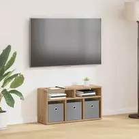 TV staliukas Žemas stalas 72 x 22,5 x 38 cm Amatininkų ąžuolas